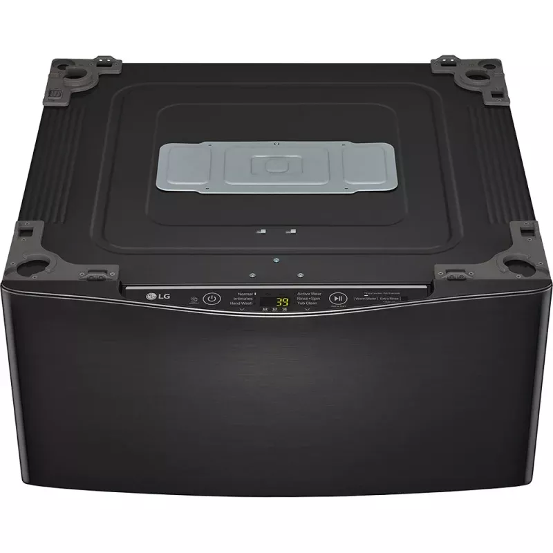 1.0 CuFt SideKick 29" Pedestal Washer - Black Steel