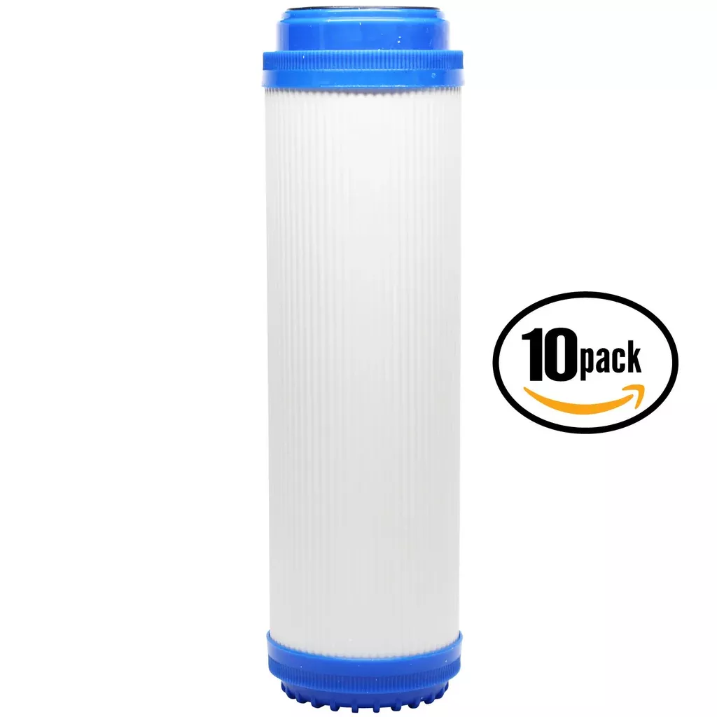 10-Pack EcoPure EPW2000 Granular Activated Carbon Filter Replacement