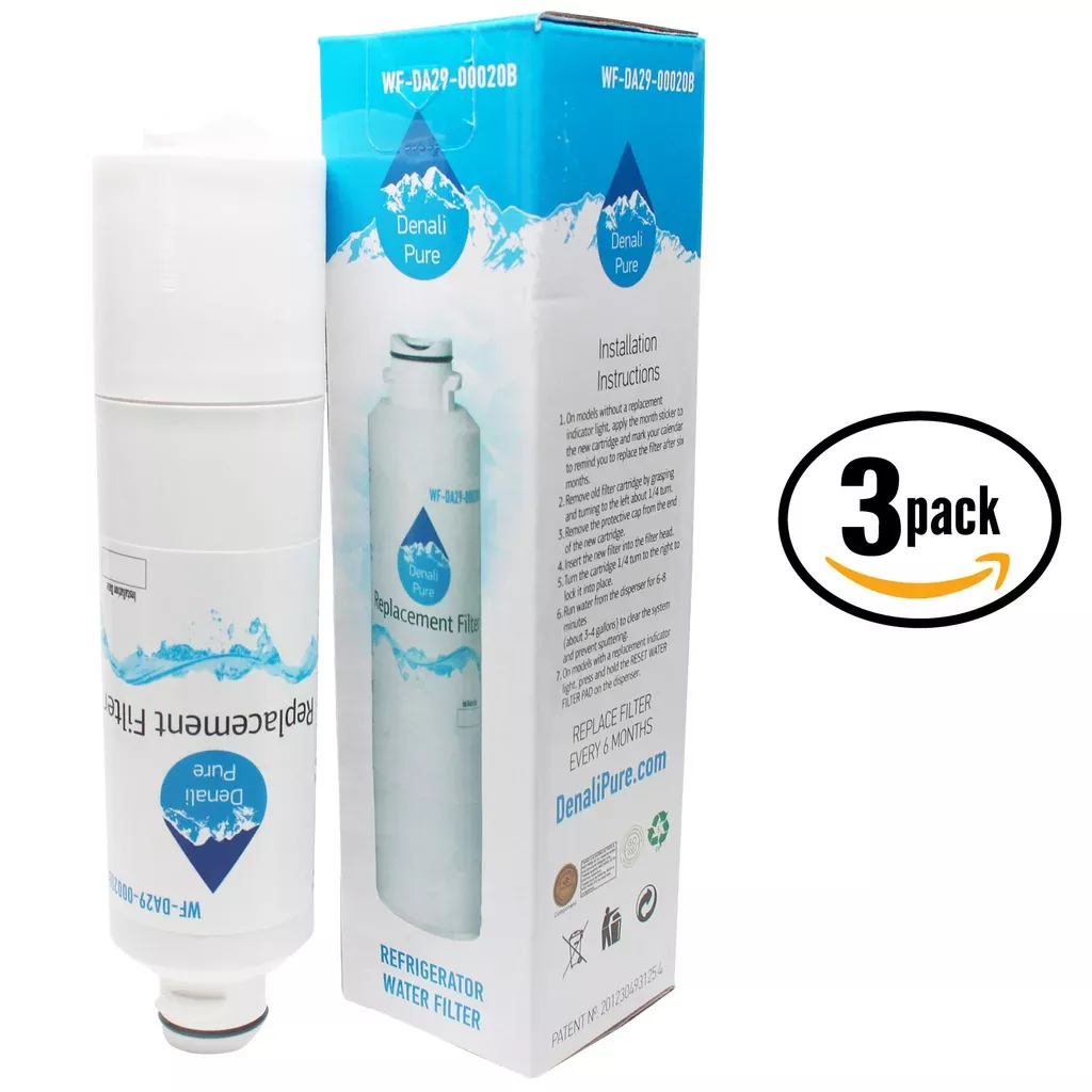 3-Pack Samsung RS261 Refrigerator Water Filter Replacement