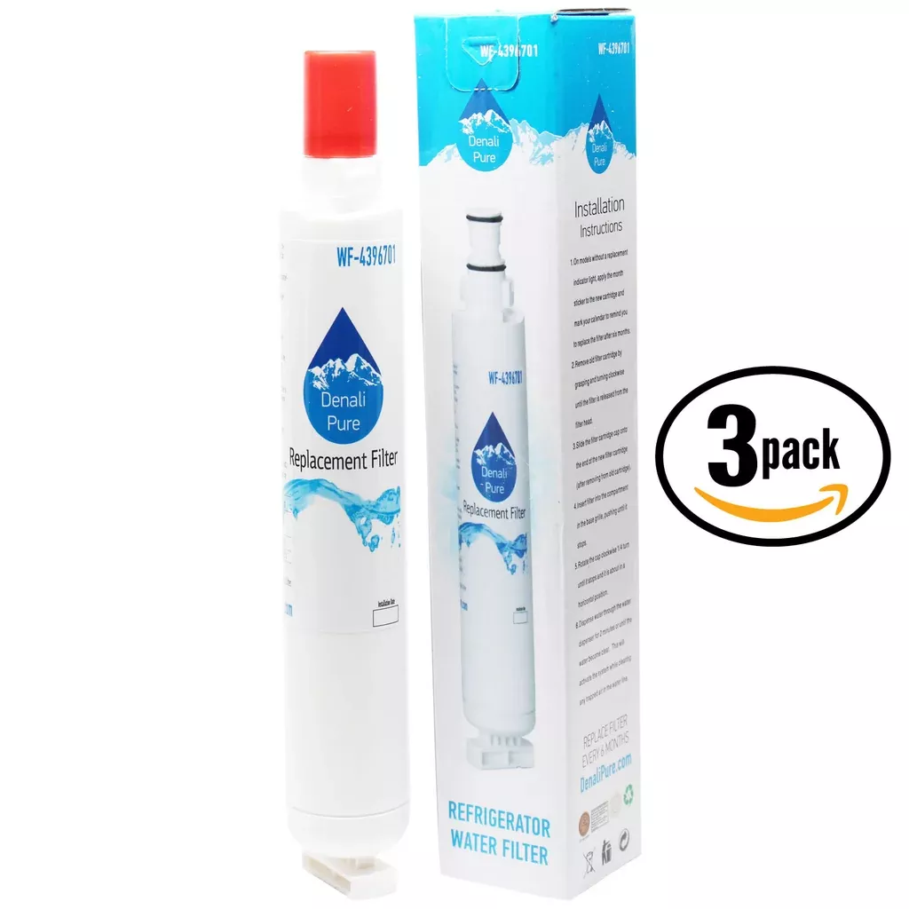 3-Pack Whirlpool GT9MHTXRQ01 Refrigerator Water Filter Replacement