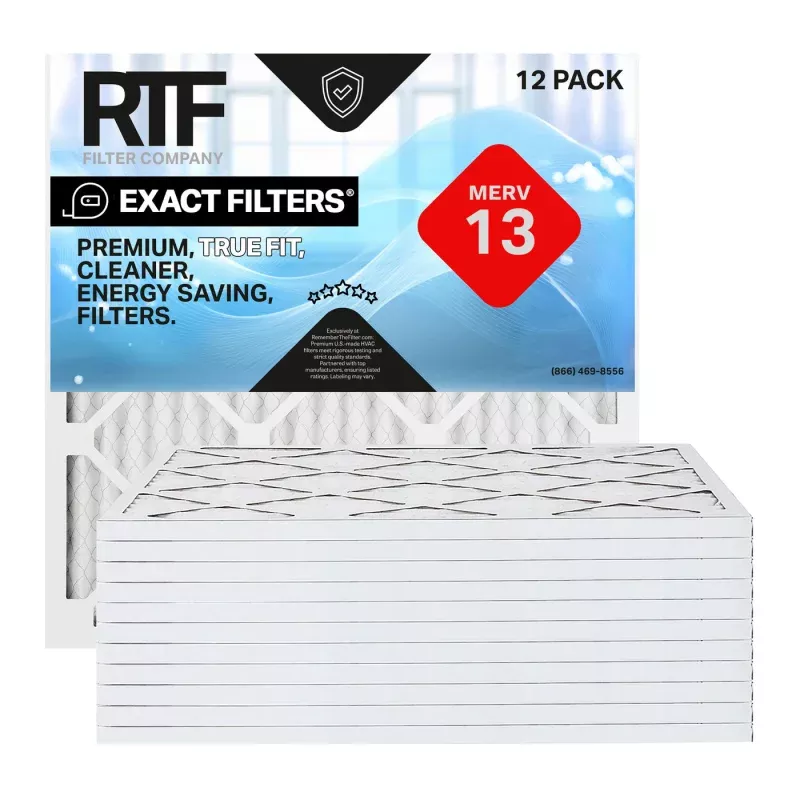 34-7/8x27-5/8x1 Exact Filters Pleated MERV 13 (12 pack)