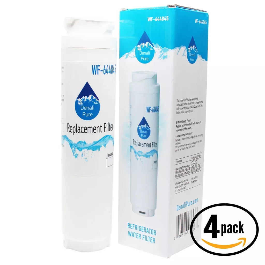 4-Pack Bosch B36IT71SNS Refrigerator Water Filter Replacement