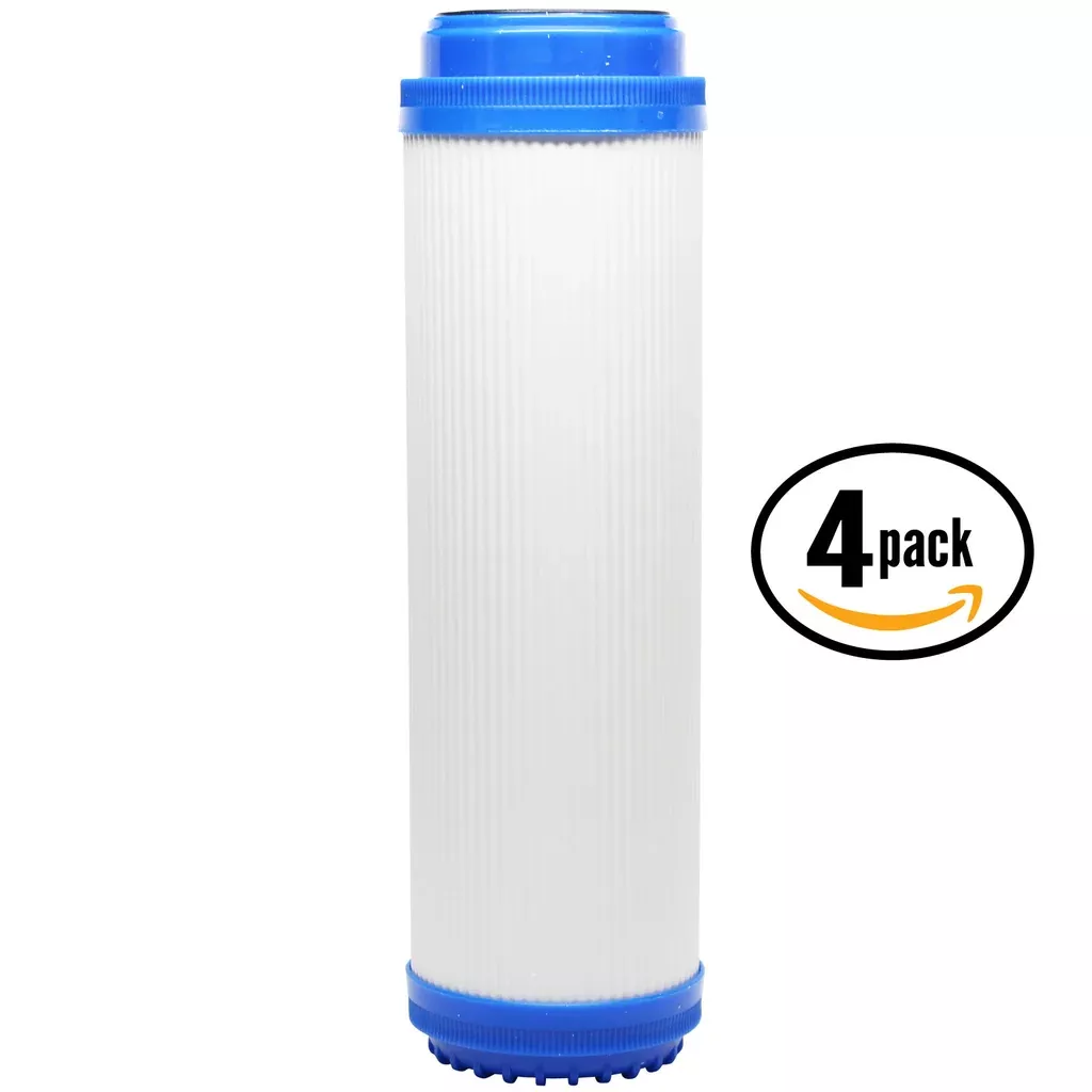 4-Pack Hydronix HF2-10WHWH38 Granular Activated Carbon Filter Replacement