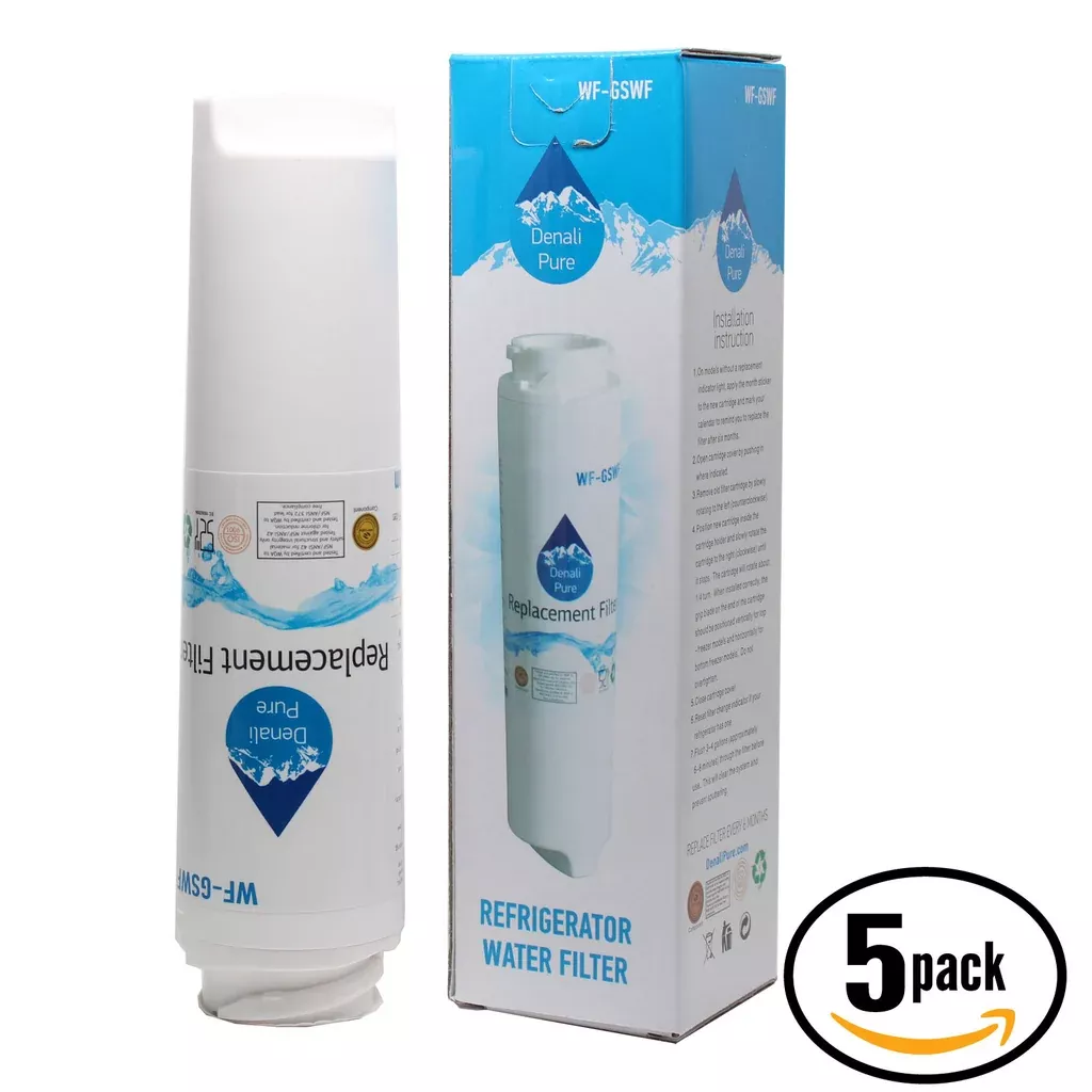 5-Pack General Electric PDSS0MFYERSS Refrigerator Water Filter Replacement