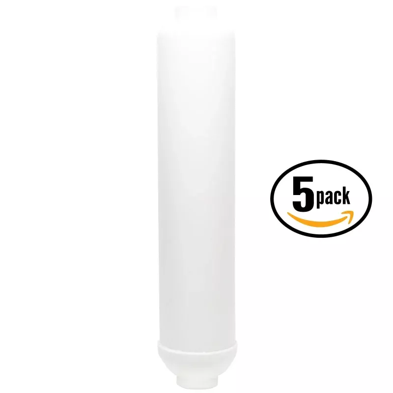 5-Pack Replacement Filter Compatible with PurePro RO101SV-UV Inline Filter Cartridge