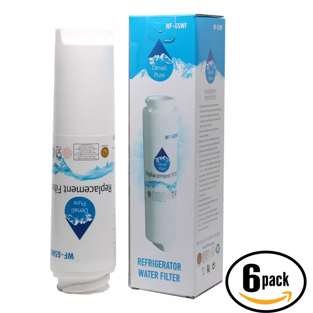 6-Pack GE GSWF Refrigerator Refrigerator Water Filter Replacement