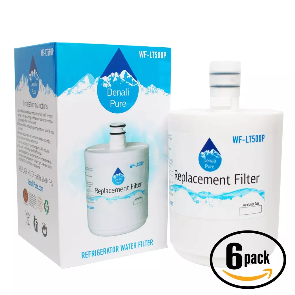 6-Pack LG LT500P Refrigerator Water Filter Replacement