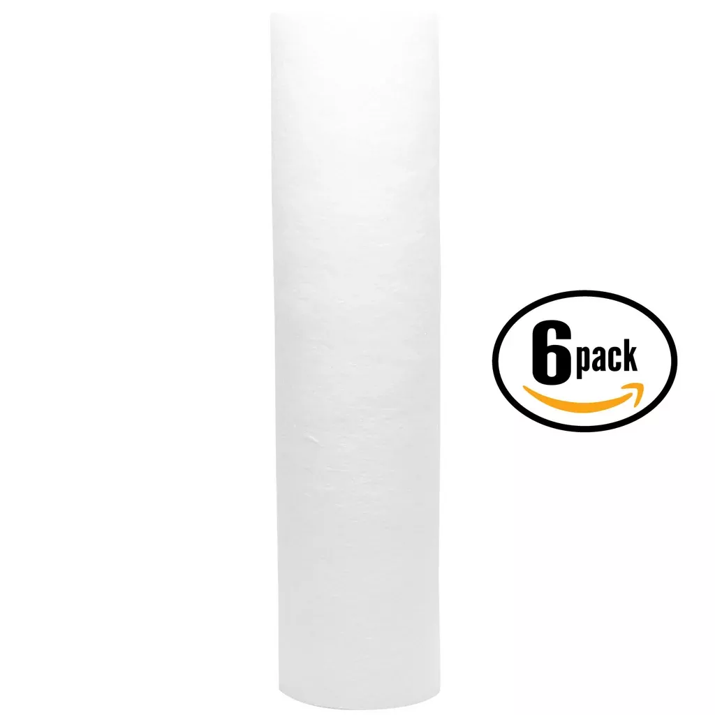 6-Pack Pentek 150574 Polypropylene Sediment Filter Replacement