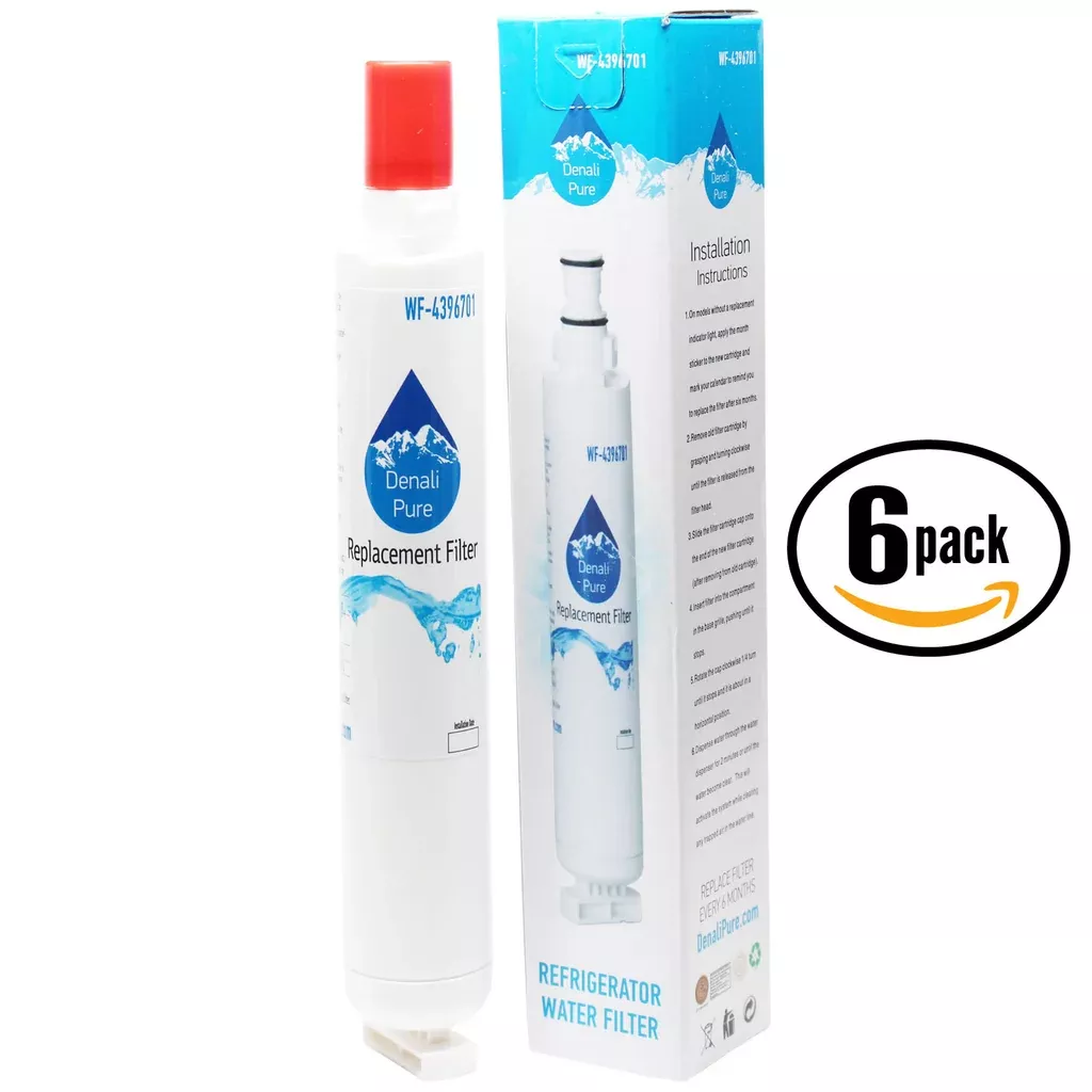 6-Pack Whirlpool GR2SHWXVB00 Refrigerator Water Filter Replacement