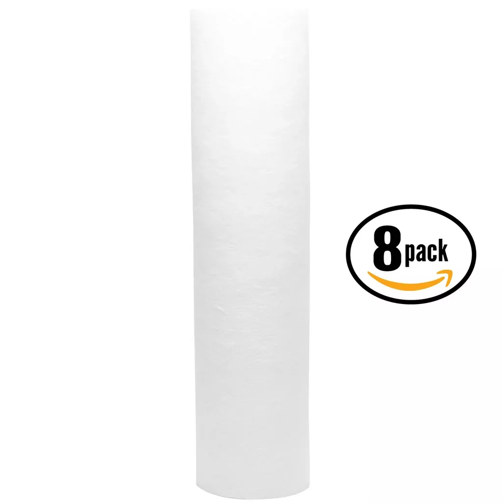 8-Pack Bulk Reef Supply 200417 Polypropylene Sediment Filter Replacement