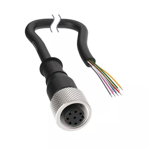 Banner Engineering BC-M12F8-24-5 - Single-Ended Cordset