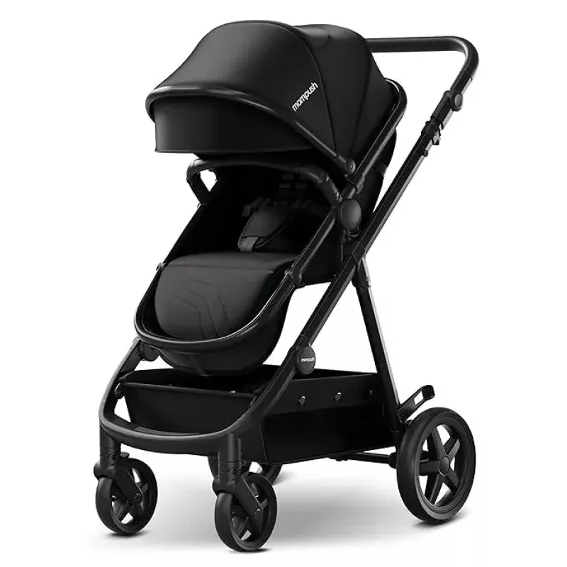 Meteor Stroller - Black With Black Frame
