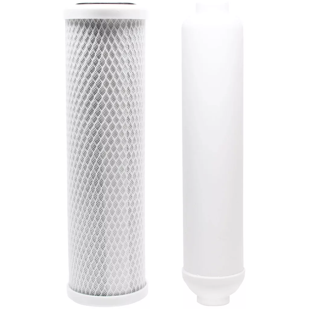 Reverse Osmosis Water Filter Kit - Includes Carbon Block Filter & Inline Filter Cartridge