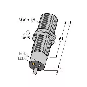 TURCK BC10-M30-VP4X Capacitive Sensor