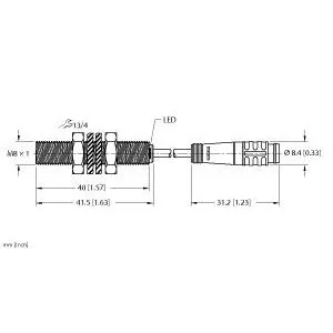 TURCK BI1.5-EG08-AN6X-0.2-PSG3 Inductive Sensor