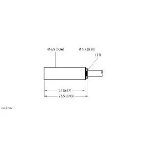 TURCK BI2-EH6.5K-RP6X Inductive Sensor
