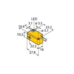 TURCK BI2-Q10S-AZ31X 7M Inductive Sensor