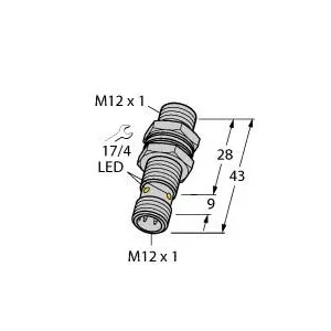 TURCK BI4-M12K-AN6X-H1141 Inductive Sensor