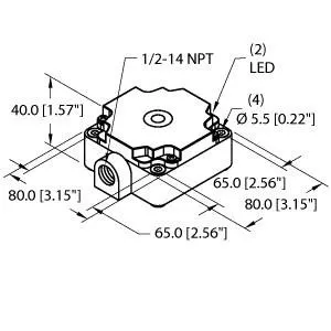 TURCK BI40-CP80-FDZ30X2/S10 Inductive Sensor