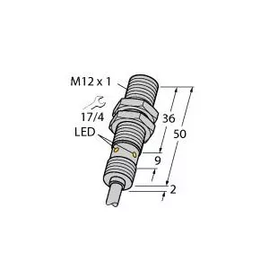 TURCK BI4U-EM12WD-AN6X 7M Inductive Sensor