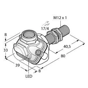 TURCK BI4U-EM12WDTC-AP6X Inductive Sensor