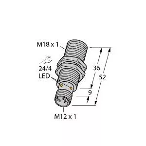 TURCK BI5-EM18H-AP6X-H1141 Inductive Sensor