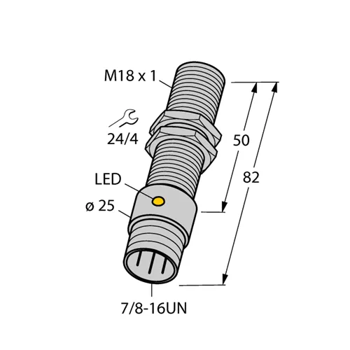 TURCK BI5-G18-AN6X-B1341 50MM - Inductive Sensor