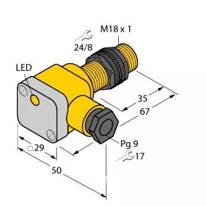 TURCK BI5-P18SK-Y1X Inductive Sensor